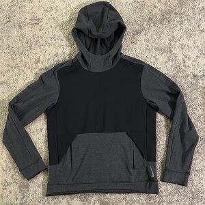 Nike Mens Yoga Dri-fit pullover hoodie size S Black and gray